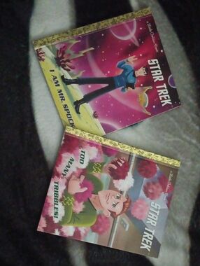 The Little Golden Book-2 Star Trek Books